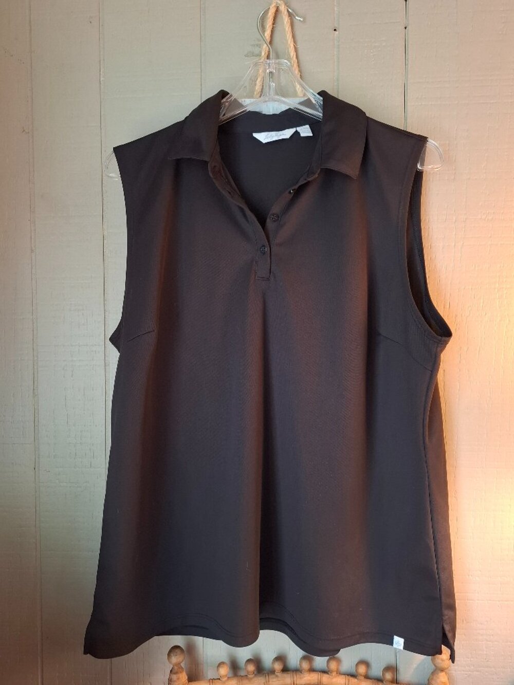Lady Hagen Sleeveless Black Top XXL